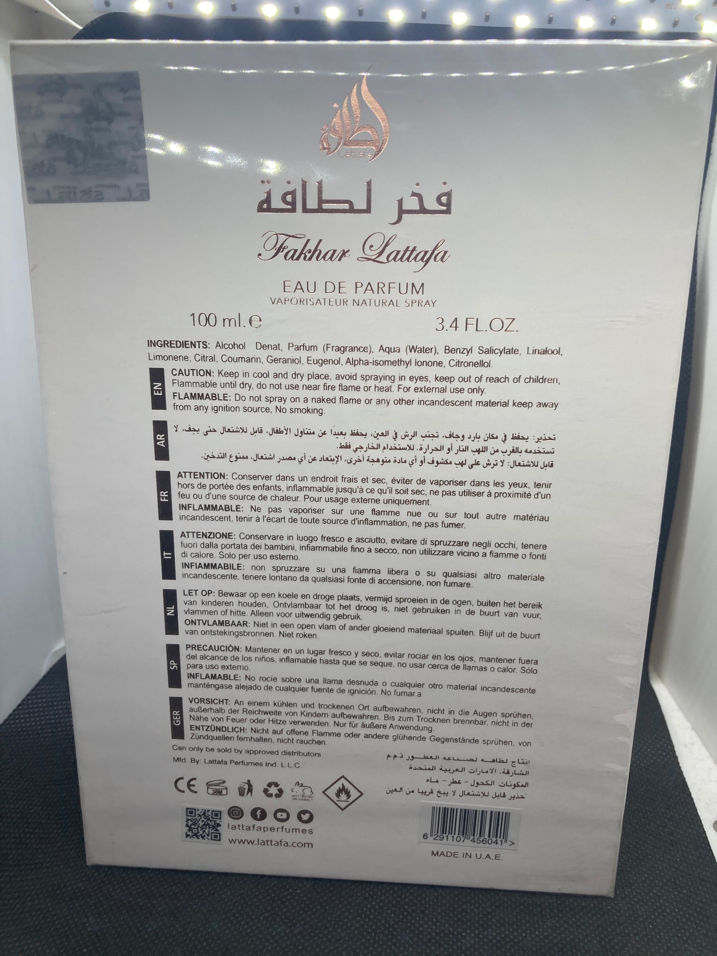 Locion Arabe FAKHAR LATTAFA