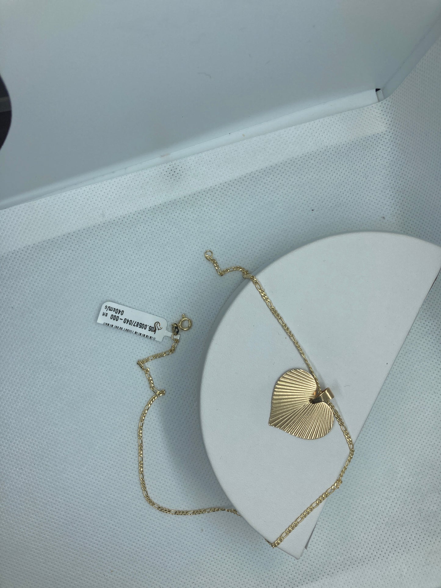 Dije CORAZÓN TEXTURIZADO