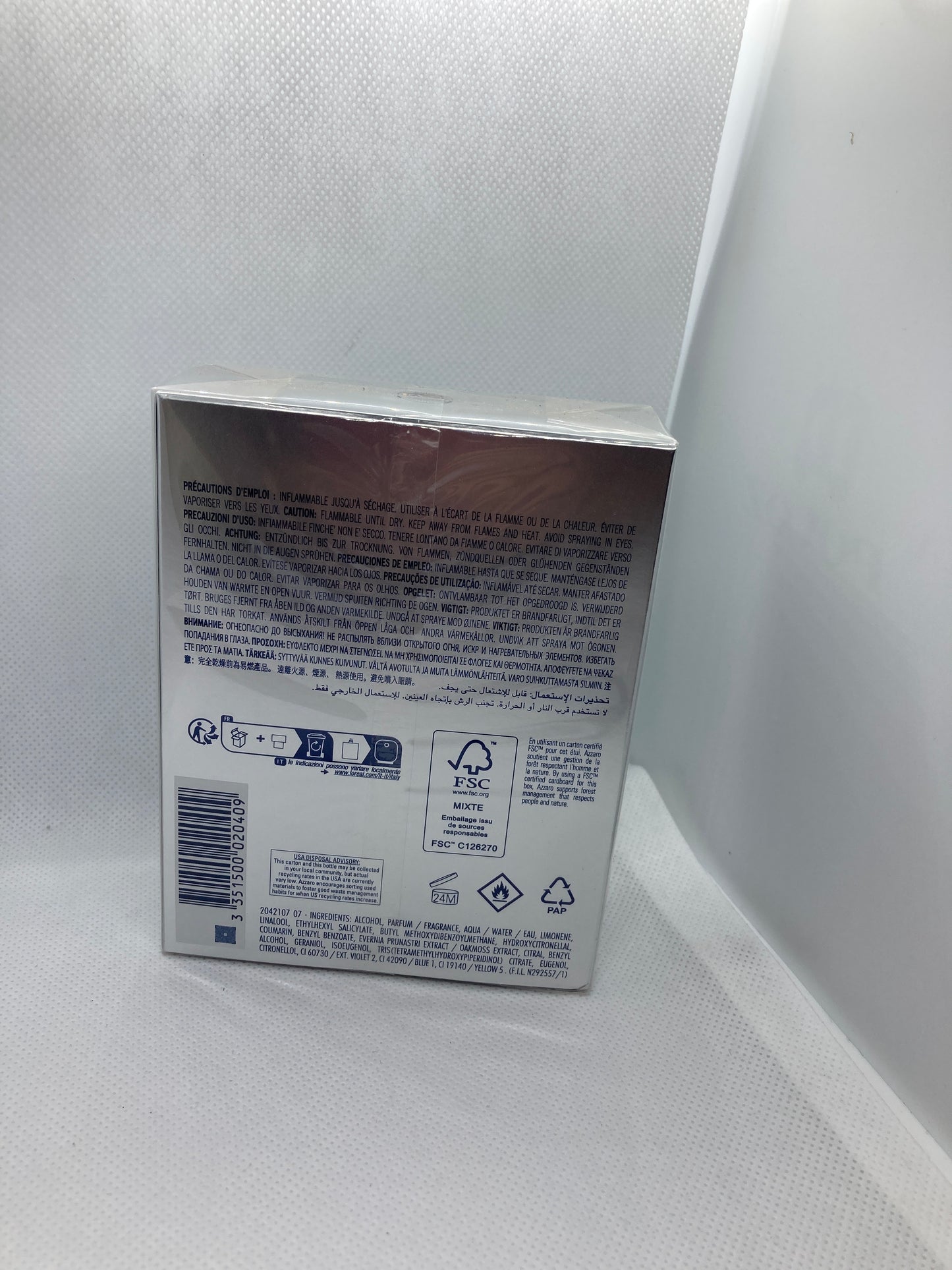 Locion AZZARO CHROME